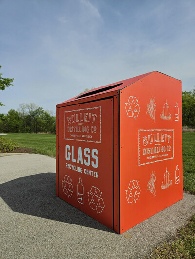 Bulleit Distilling Co. Glass Recycling Center