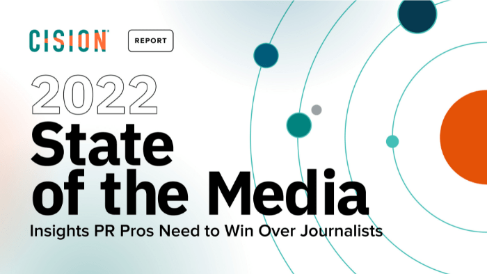 Cision 2022 State of the Media Report cover