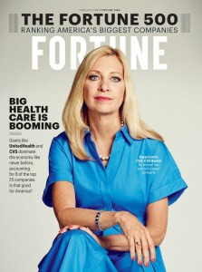 2023 Fortune 500 magazine cover featuring CVS Health CEO Karen Lynch