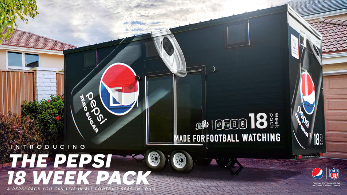 Pepsi 18 Week Pack tiny home