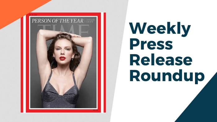 TIME Person of the Year Taylor Swift, Weekly Press Release Roundup