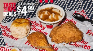 “Taste of KFC” value menu