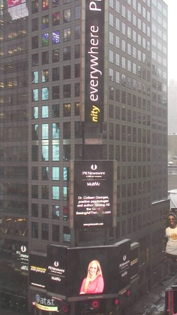 Dr. Colleen Georges, LPC on Times Square