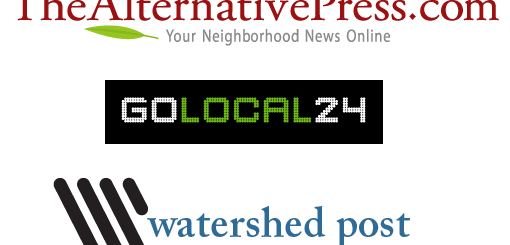 Local News Logos - TheAlernativePress.com; GoLocal24; Watershed Post