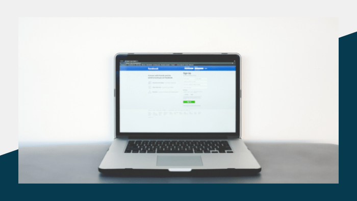 Media News Recap: Open laptop displaying the Facebook login page