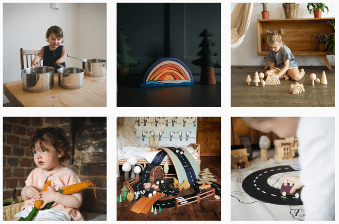 Toy Blogs We Love - screenshot of @onehundredtoys on Instagram