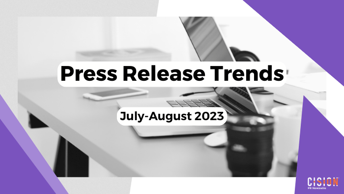 Press Release Trends, July-August 2023