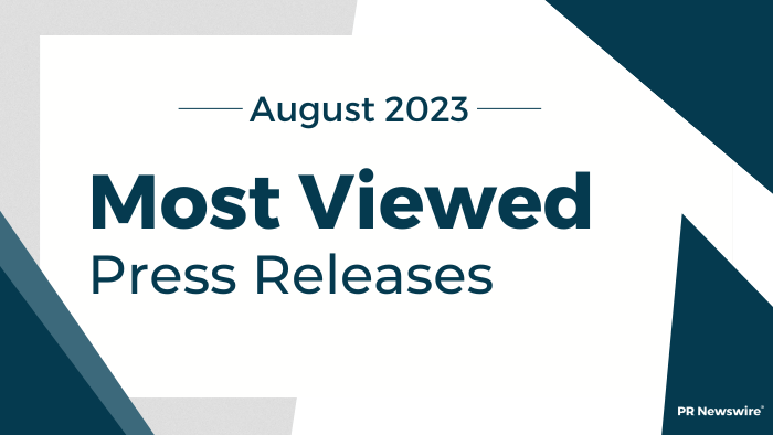 August 2023 Most Viewed Press Releases