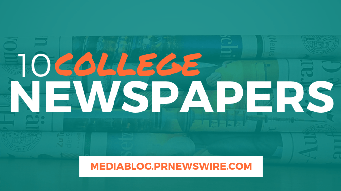 10 College Newspapers - mediablog.prnewswire.com