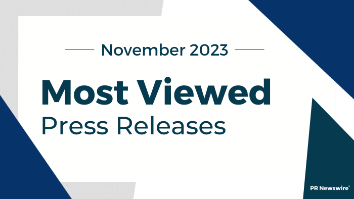 November 2023 Most Viewed Press Releases