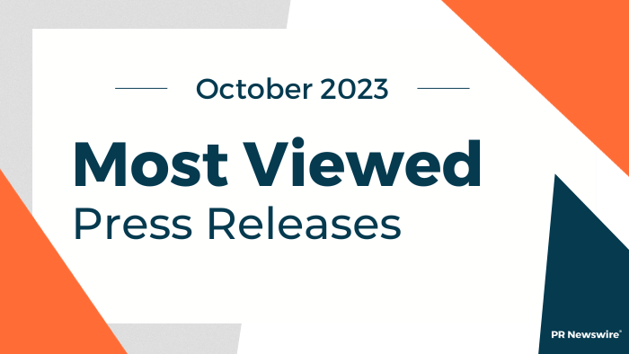 October 2023 Most Viewed Press Releases